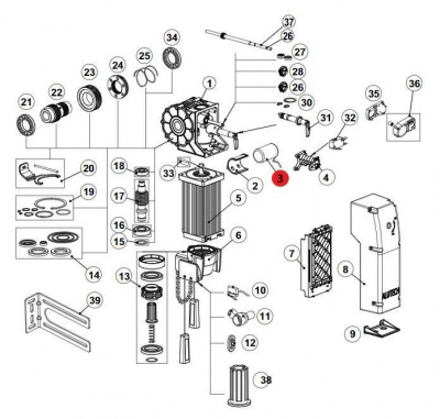 ALUTECH TR230.03-3531-F: Конденсатор привода TR-3531-230(E) фотография