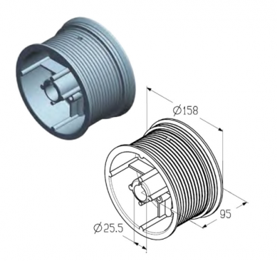 ALUTECH:  403020200 - Барабан  CD018N фотография